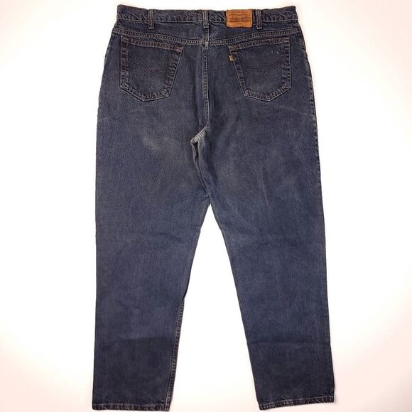 Vintage Levis 545 Loose Fit Brown Tab Jeans Mens 42x32 Actual 31 Inseam USA Made - Picture 6 of 7